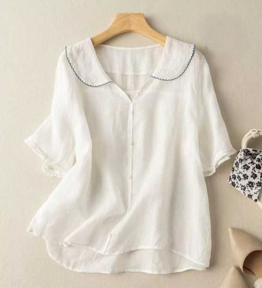 Chemise Légère en Lin pour Femme