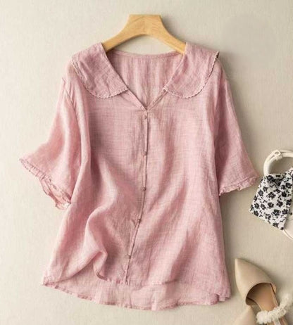 Chemise Légère en Lin pour Femme